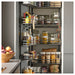 IKEA 365+ dry food jar with lid lifestyle shot on kitchen counter with pantry items