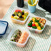 IKEA IKEA 365+ 750ml square food container shown with lid removed, transparent body visible