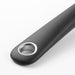 Close-up of IKEA 365+ HJÄLTE silicone handle with metal ring loop and non-slip grip detail