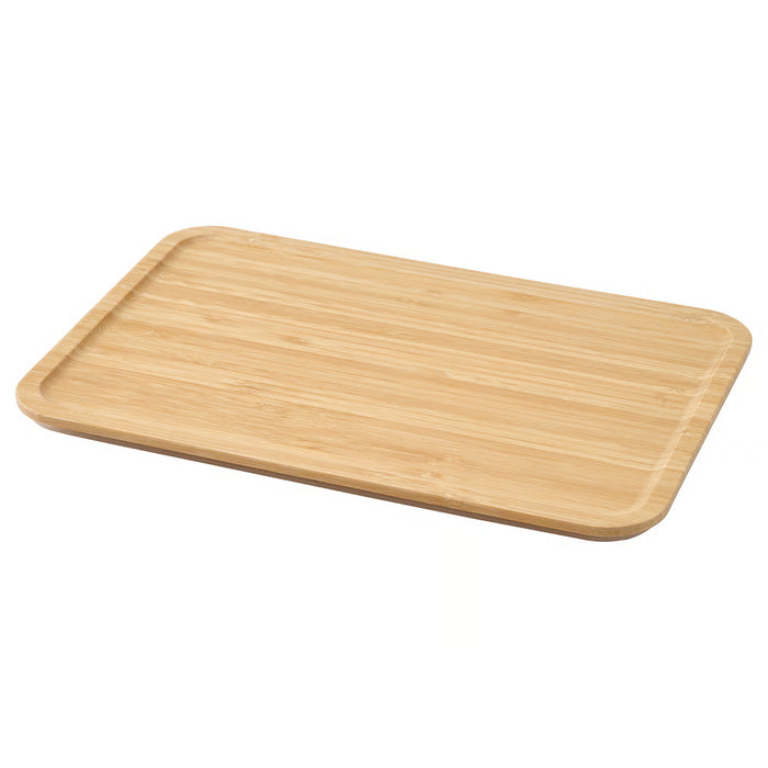 IKEA 365+ large rectangular bamboo lid natural wood colour smooth surface top view #10595910
