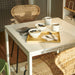 IKEA 365+ white mug in a home kitchen setting next to a coffee maker or kettle