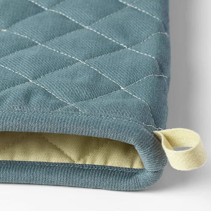 IKEA SANDVIVA Oven Glove — Blue, 32cm | Heat-Resistant, Wrist-to-Forearm Protection
