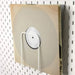IKEA SKÅDIS white letter holder front view showing depth and open storage compartment