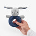 IKEA GULLIGAST baby rattle soft plush texture grey blue gentle colours newborn toy