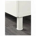 IKEA STUVA GRUNDLIG table legs installed on white desk in home office setting