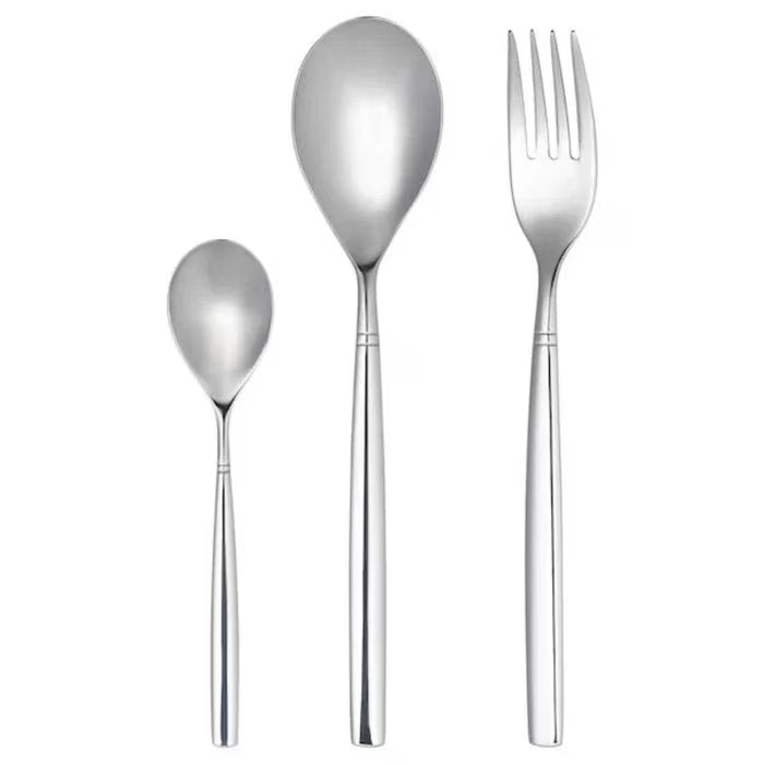 IKEA VARDAGLIG 18-piece cutlery set, stainless steel