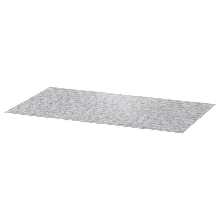 IKEA PASSARP drawer mat grey 50x96 cm textured polyester surface in drawer #60523398
