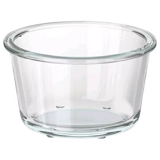 IKEA 365+ glass food container with lid transparent 600ml heat-resistant oven safe #10359197