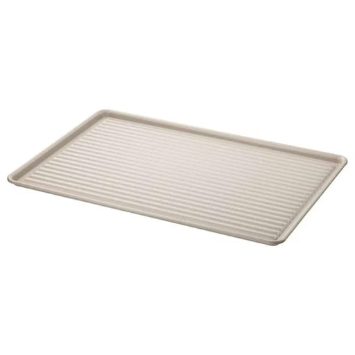 IKEA VÄLVÅRDAD dish drainer beige 52x35 cm flat wire drying rack top view #60430158