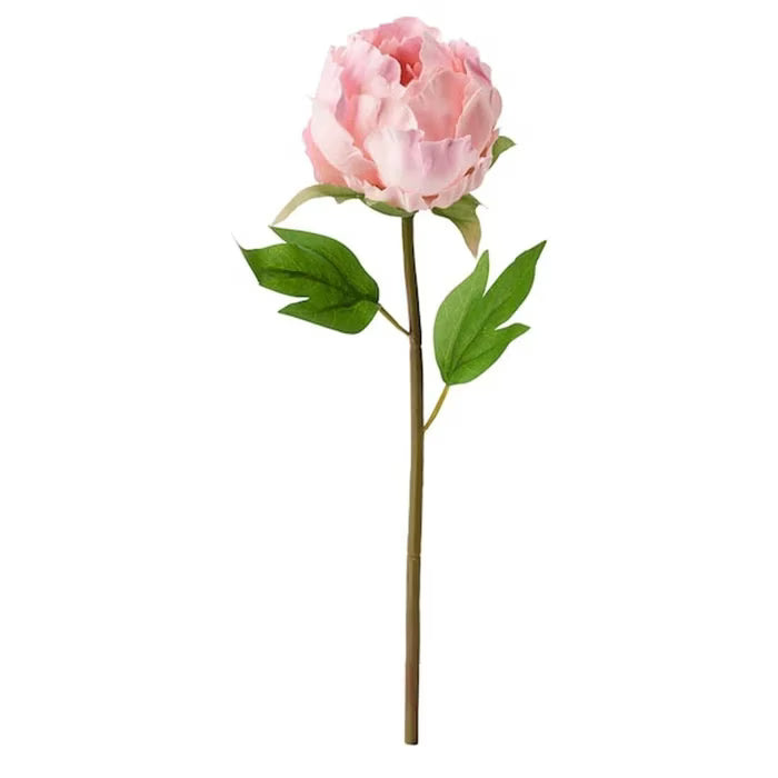IKEA SMYCKA artificial peony pink flower stem 30 cm full bloom realistic detailing #10409828