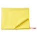 IKEA DAJLIEN yellow bath towel 70x140 cm folded on bathroom shelf soft microfibre #40557285