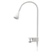 IKEA NÄVLINGE LED clamp spotlight white 63cm clamped to desk warm white light on #10408305