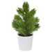 IKEA VINTERFINT artificial potted mini Christmas tree green 17cm in white pot indoor tabletop decor #20585901