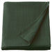 IKEA INDIRA cotton bedspread grey-green folded showing textured stripe pattern #60633146