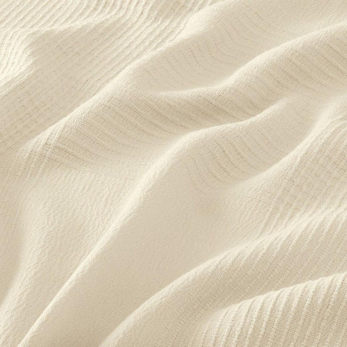 close-up image of IKEA INDIRA Bedspread, natural/unbleached cotton, 230x250 cm (91x98 ")   50581058