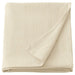 Soft & Durable IKEA INDIRA Bedspread, natural/unbleached cotton, 230x250 cm (91x98 ")   50581058