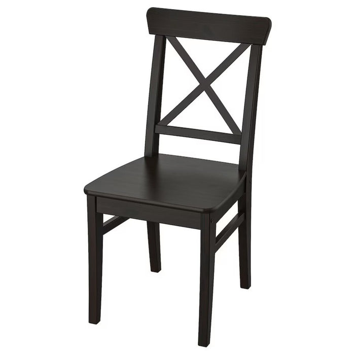 Digital Shoppy IKEA INGOLF Chair in brown-black finish   00363331