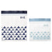 IKEA ISTAD resealable bags blue patterned pack of 60 two sizes airtight zip-lock bags #00525654