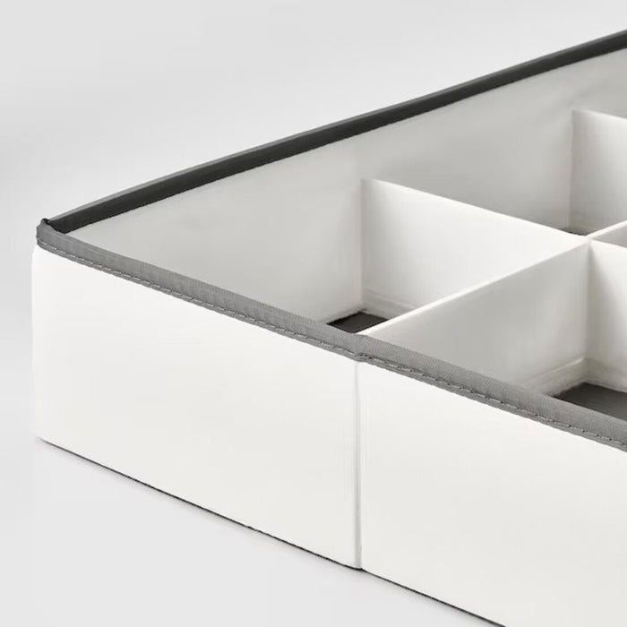 Sleek Design White/Grey Organiser, 50x35x9 cm-00574197
