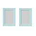 The versatile light blue color of this IKEA frame pairs well with a variety of decor styles 10464706