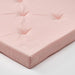 Close-up of the durable and comfortable fabric of the JUSTINA Pink/White, Chair Pad-00571641          