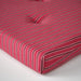 Close-up of IKEA JUSTINA Chair Pad, Red/Grey – High-quality chair pad, measuring 42x40 cm, featuring a red and grey color combination for enhanced comfort and aesthetic appeal-40587150