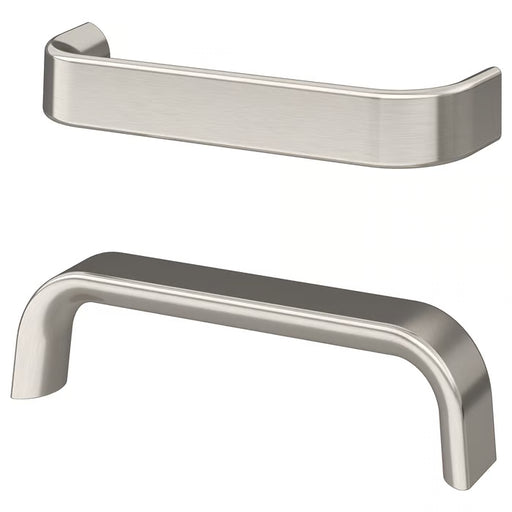IKEA KALERUM handle stainless steel colour close-up product view angular profile 138mm #70553648