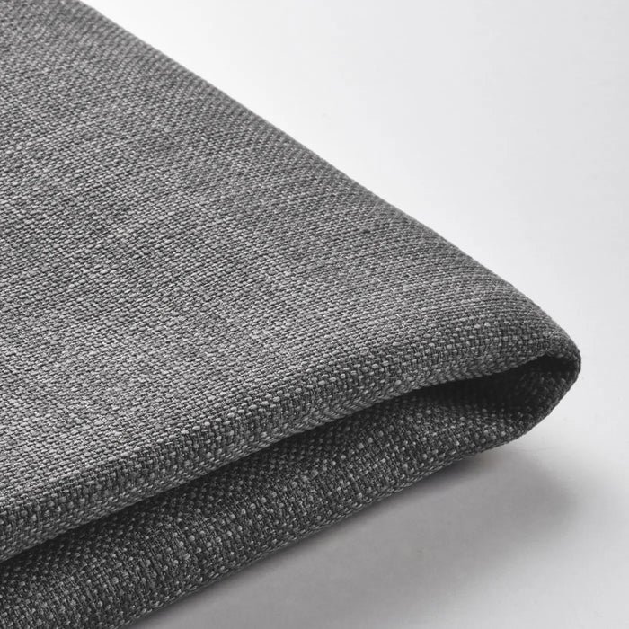 IKEA KIVIK 3-seat sofa cover Skiftebo dark grey removable slipcover on sofa #90465085