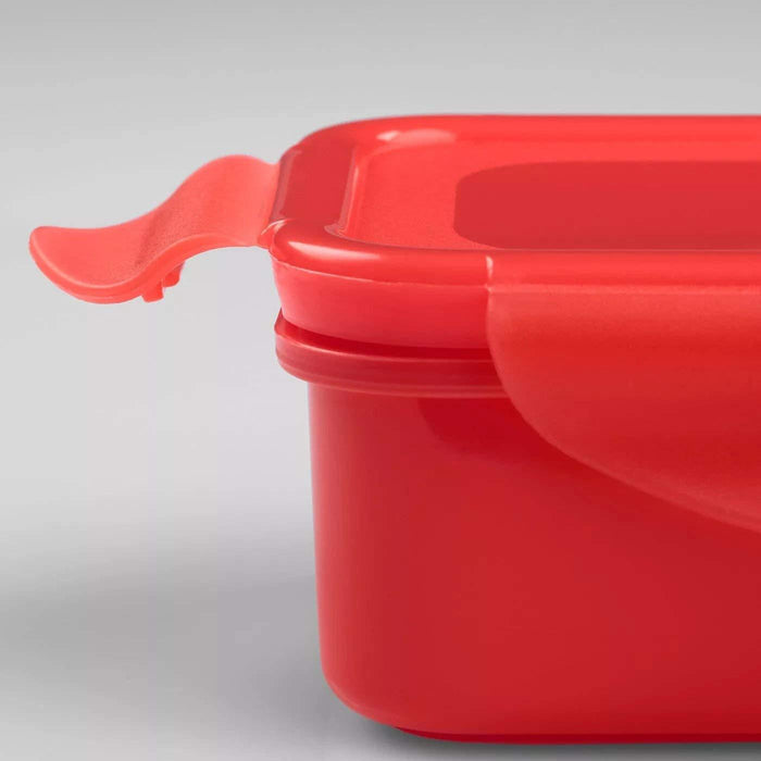 IKEA FLADDRIG Stylish Lunch Bag Set – Patterned Grey with Red Lunch Box & 300 ml Snack Container