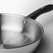 Close-up of IKEA KLIPPBROSME Frying Pan with ergonomic handle-70601442