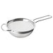 IKEA KLOCKREN expandable stainless steel colander 2.0 l on white background #104.491.84