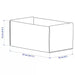 Compact Organization with KOMPLEMENT - 15x27x12 cm Storage Box-20405778