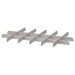  IKEA KOMPLEMENT pull-out tray divider light grey top view showing zigzag compartments 100x58 cm #50466794