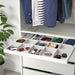 IKEA KOMPLEMENT tray divider light grey inside PAX wardrobe organising scarves belts and accessories