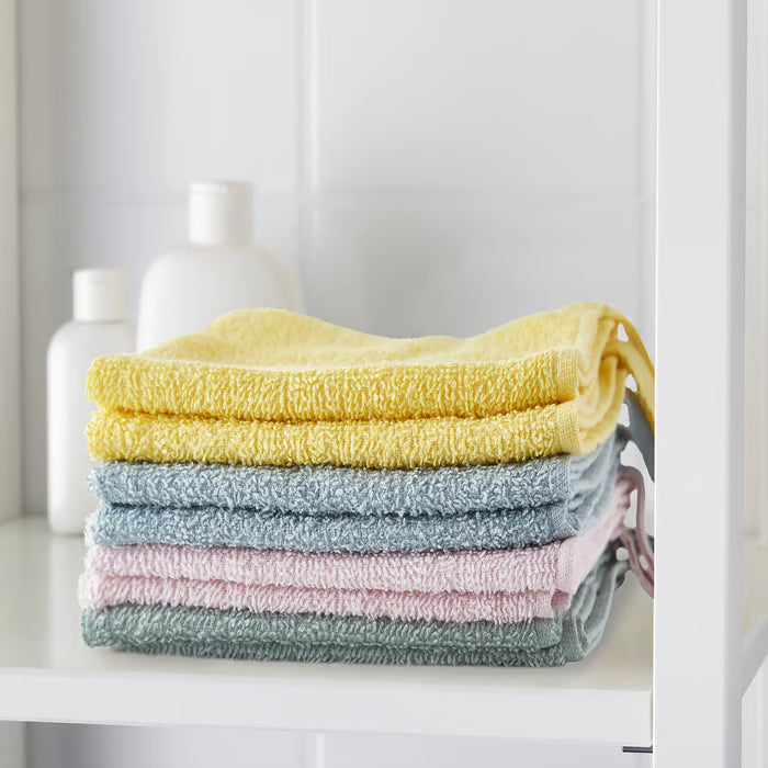  IKEA KRAMA colourful washcloths stacked on shelf soft cotton baby care