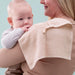  IKEA KRAMA baby washcloth in use during nappy change gentle cotton fabric detail