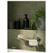  IKEA KROKFJORDEN basket with suction cup installed on glass shower panel bathroom setting