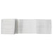 : IKEA KRONILL white heading tape 100% recycled polyester flat lay with hidden tabs for curtain hanging #10296954