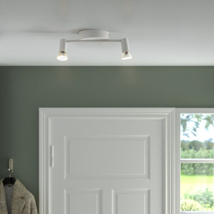 IKEA KRUSNATE Ceiling spotlight with 2 spots, white