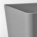 Close-up of IKEA KUGGIS light grey storage box with lid. 90565301 50568622