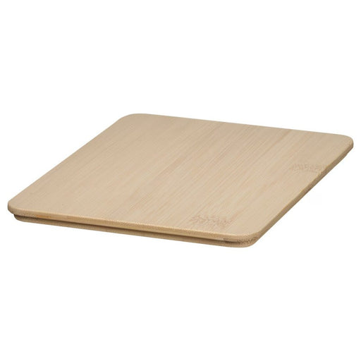 Durable bamboo lid for IKEA KUGGIS box, stackable storage solution.