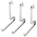 IKEA KUNGSFORS stainless steel hook pack of 3 on white background #503.796.93