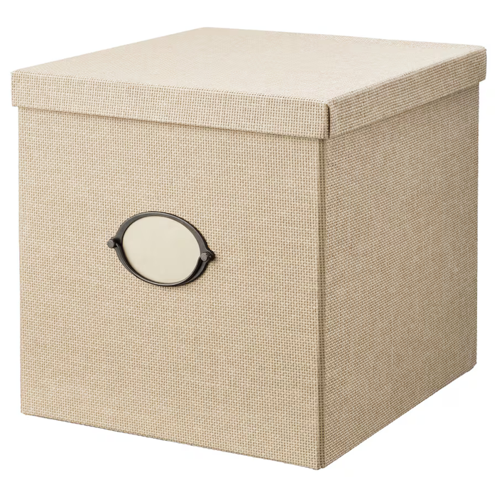 IKEA KVARNVIK Storage box with lid, 32x35x32 cm (12 ½x13 ¾x12 ½ ")