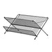IKEA KVOT black foldable wire dish drainer three tiers for plates glasses and bowls kitchen counter #90605316