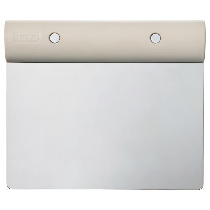 IKEA LÄTTBAKAD dough cutter white plastic handle stainless steel blade product front view #90485272