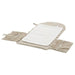IKEA LEN babycare mat open and unfolded showing cushioned changing surface with dot pattern cover
