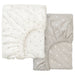 KEA LENAST fitted sheet for cot dotted moon pattern 60x120 cm white background #10457602