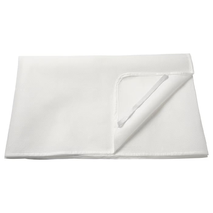 IKEA LENAST waterproof mattress protector white folded 80x200 cm polyester wipe-clean surface #30440333