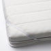  IKEA LENAST white mattress protector with elastic corner ribbons for snug fit on children's bed