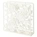 IKEA LIKSIDIG white napkin holder front view standing on table with napkins #80215718